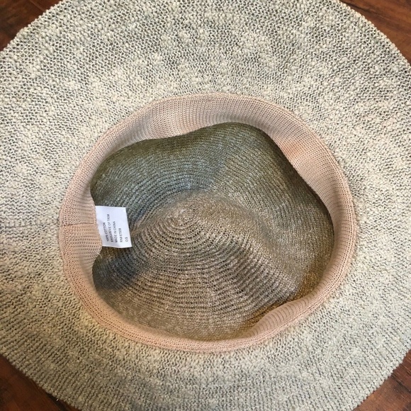 Vintage BoHo Chic Med Brim Brass Floppy Hat main image 7